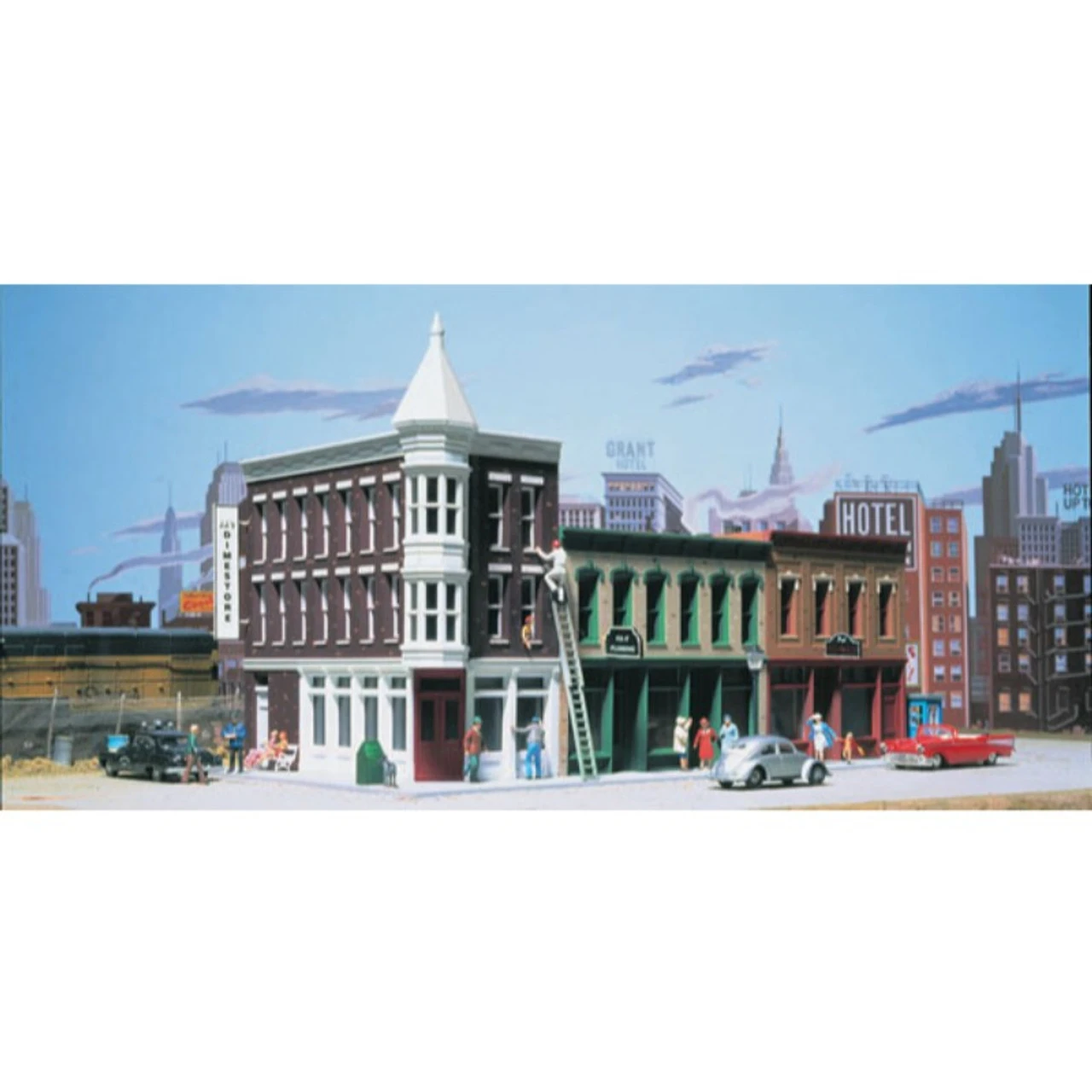 Walthers Cornerstone 933-3029 - Merchant's Row II Kit - HO Scale
