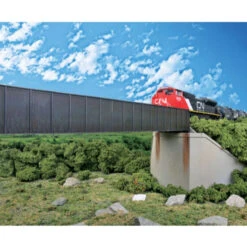 Walthers Cornerstone 933-4503 - Sngl-Trk Thru Grd Brg 90' - HO Scale