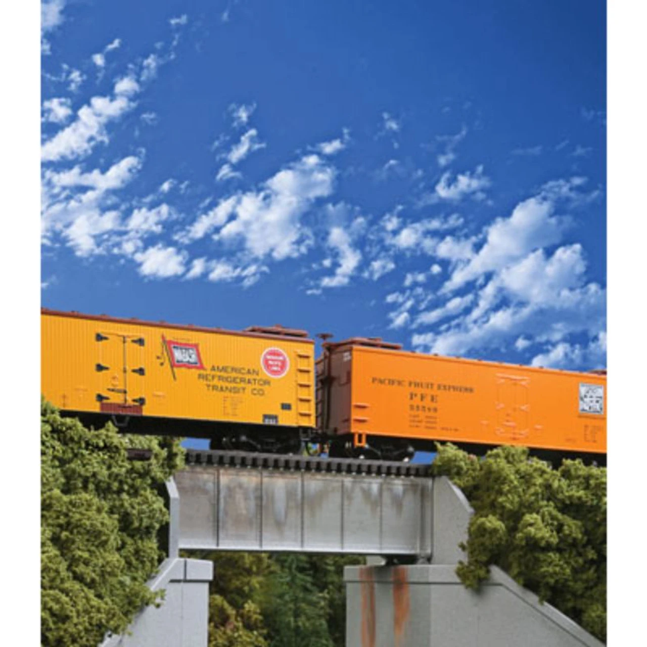 Walthers Cornerstone 933-4505 - Sngl-Trk Std Dck Brdg 30' - HO Scale