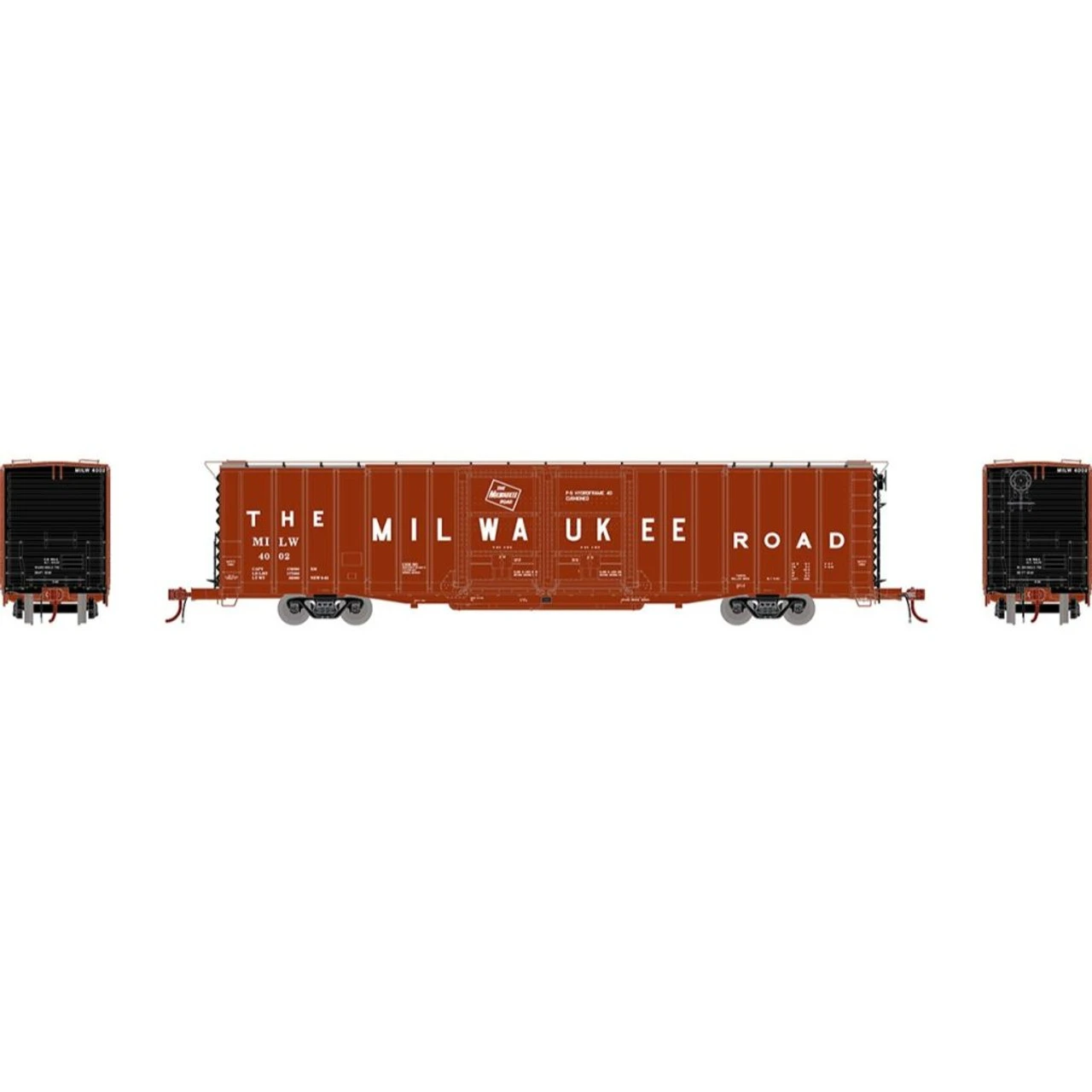 Athearn Genesis 75904 - 60' PS Autopart Boxcar Milwaukee Road (MILW) 4016 - HO Scale
