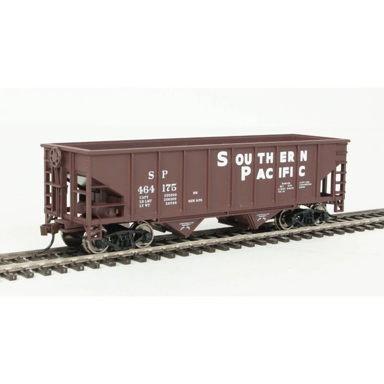 Walthers Trainline 931-1843 - Coal Hopper Southern Pacific (SP) 464175 - HO Scale