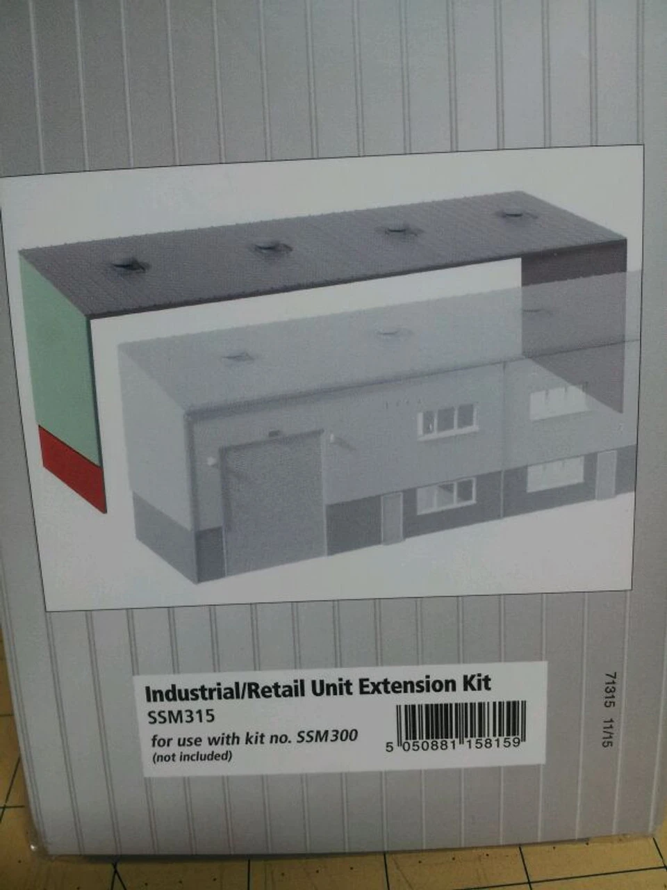 Wills Kits SSM315 - Industrial / Retail Extension Kit - HO Scale