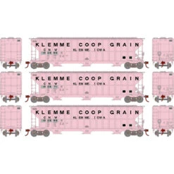 Athearn RTR 81585 - FMC 4700 Covered Hopper Klemme CO-OP 182960, 182971, 182998 (CNW Patched) - HO Scale