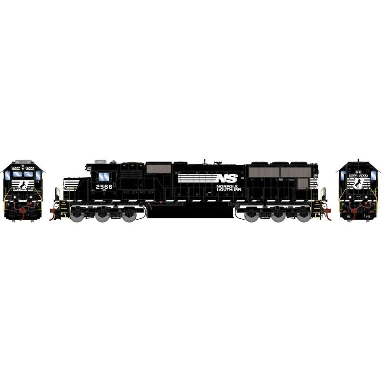Athearn Genesis 75827 - EMD SD70 W/ Tsunami2 DCC & Sound Norfolk Southern (NS) 2566 - HO Scale