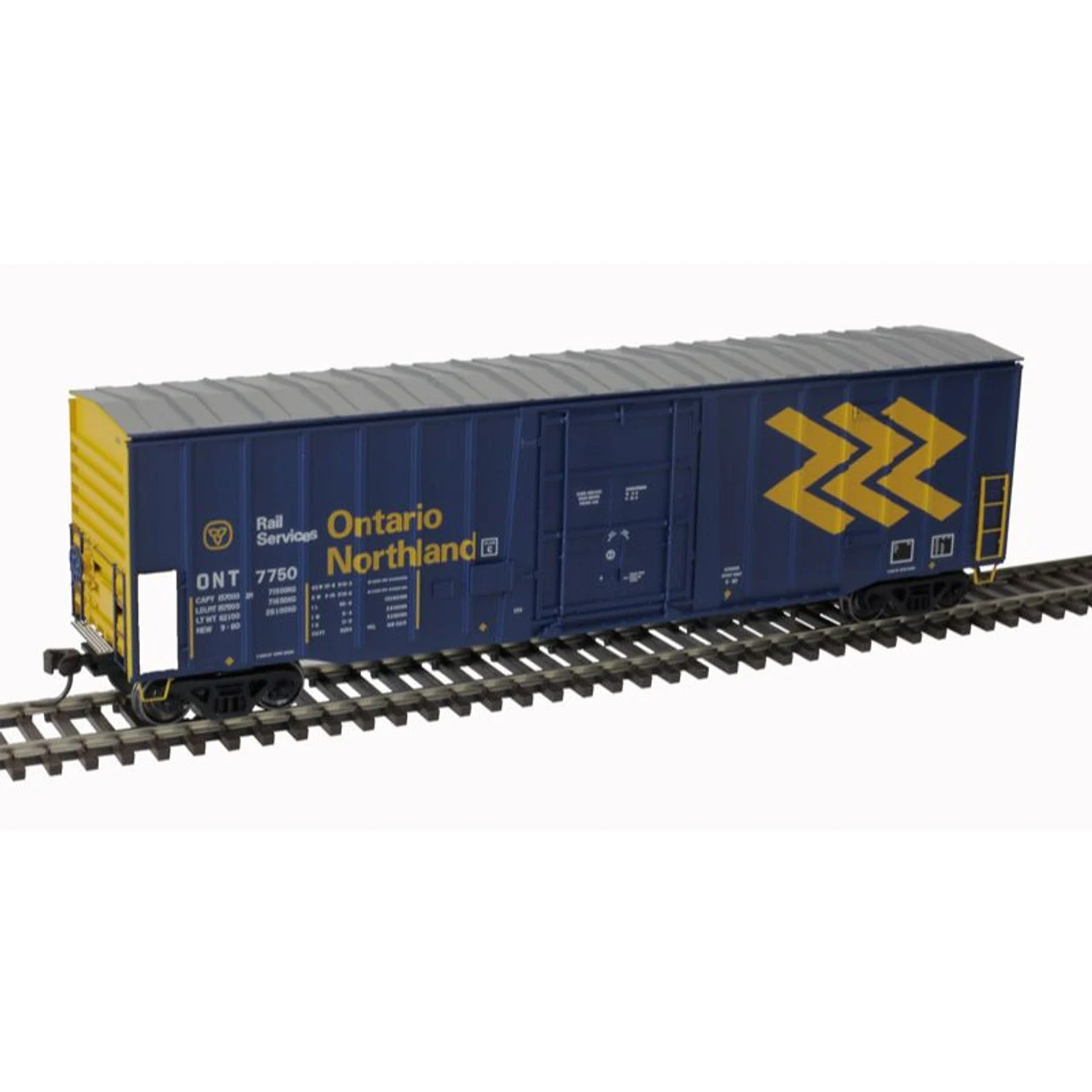 Atlas 20006089 - NSC 50' 5277 Plug Door Box Car Ontario Northland (ONT) 7773 - HO Scale