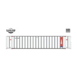 Class One Model Works CT00206 - Hyundai 48' Exterior-Post Containers TransAmerica 489027 / 489049 - HO Scale