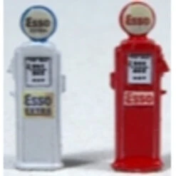 JL Innovative 587 - Deluxe Custom Gas Pumps,Esso(2) - HO Scale