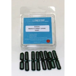 Lonestar Model 12019 - Marker & Tail Light Lens Accessory Pack - Green - HO Scale