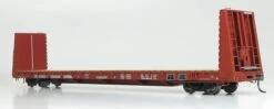 Rapido 147003A - Marine Industries 66' Bulkhead Flatcar Canadian National (CN) 620306 - HO Scale