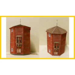 RslaserKits 2050 - Northern Enclosed Water Tower - HO Scale Kit