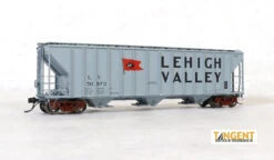 Tangent Scale Models 28061-08 - PC Sam Rea Shops 4600 Covered Hopper Lehigh Valley (LV) 50976 - HO Scale