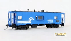 Tangent Scale Models 60126-01 - DSI/SLCC Bay Window Caboose Conrail (CR) 21658 - HO Scale
