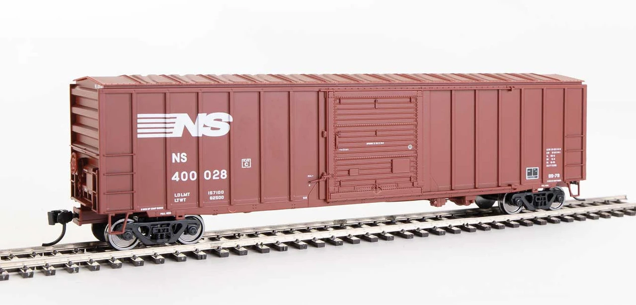Walthers Mainline 910-1862 - 50' ACF Exterior Post Boxcar Norfolk Southern (NS) 400028 - HO Scale