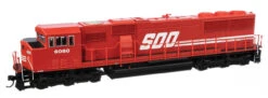Walthers Mainline 910-20321 - EMD SD60M "TRICLOPS" W/ LokSound 5 Sound & DCC Soo Line (SOO) 6060 - HO Scale