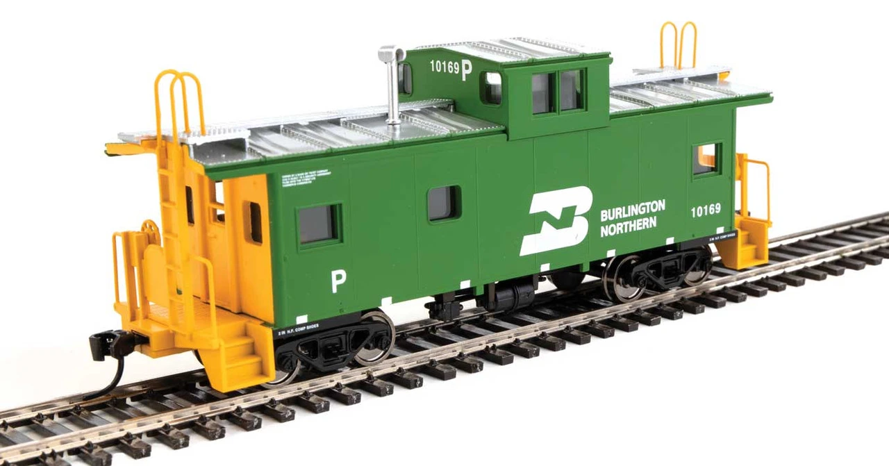 Walthers Mainline 910-8763 - International Wide-Vision Caboose Burlington Northern (BN) 10169 - HO Scale