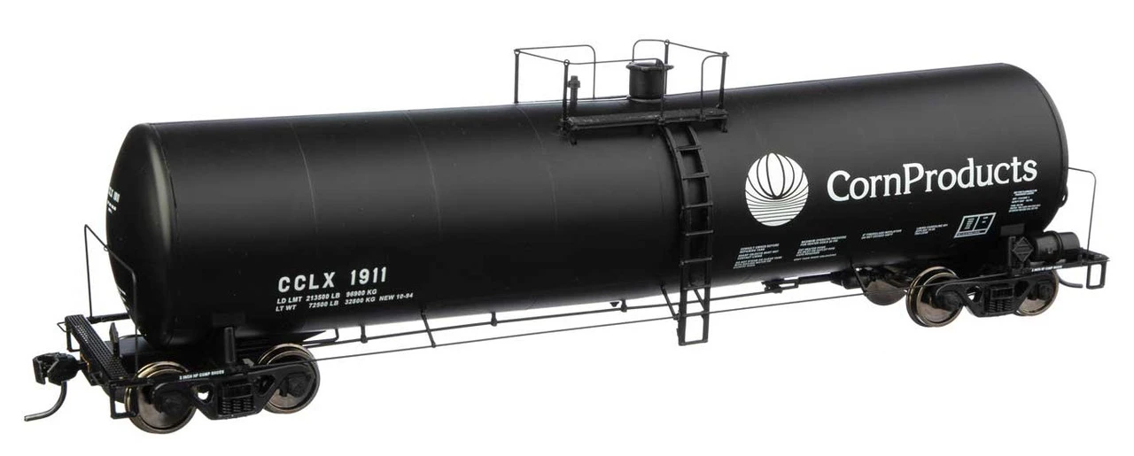Walthers Proto 920-100253 - 23,000 Gallon Funnel-Flow Tank Car Corn Products (CCLX) 1911 - HO Scale