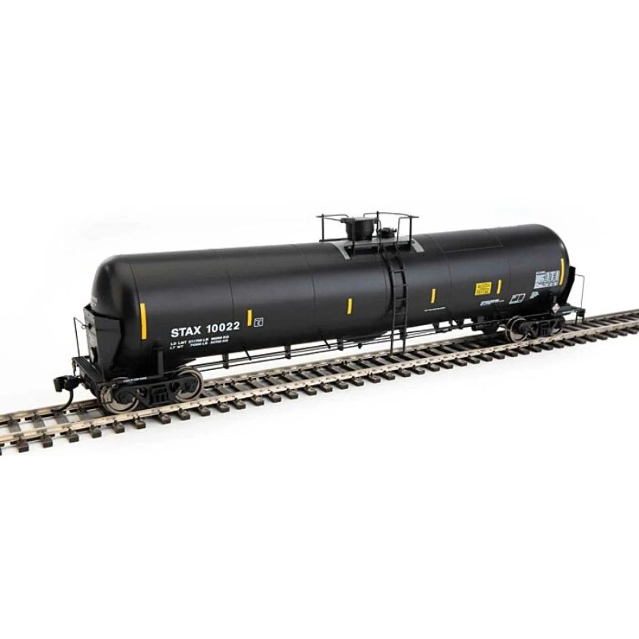 Walthers Proto 920-100750 - 55' Trinity Modified 30,145-Gallon Tank Car Stauffer Chemical Co. STAX 10022 - HO Scale