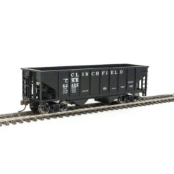 Walthers Trainline 931-1840 - Two Bay Hopper Clinchfield (CRR) 52492 - HO Scale