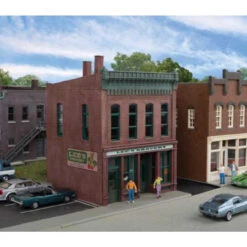 Walthers Cornerstone 933-3666 - Lee's Grocery Store - HO Scale Kit