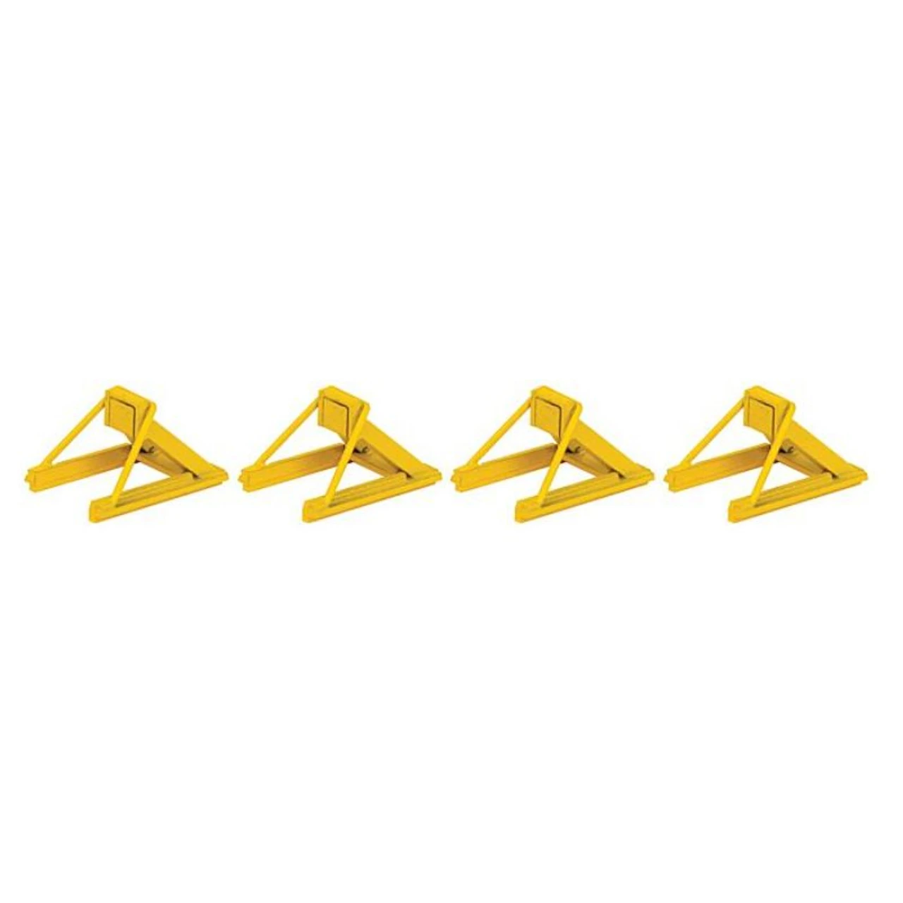 Walthers 948-83108 - Track Bumper Yellow - 4 Pack - HO Scale