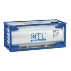 Walthers SceneMaster 949-8107 - 20' Tank Container Atchison, Topeka And Santa Fe (ATSF) - HO Scale Kit