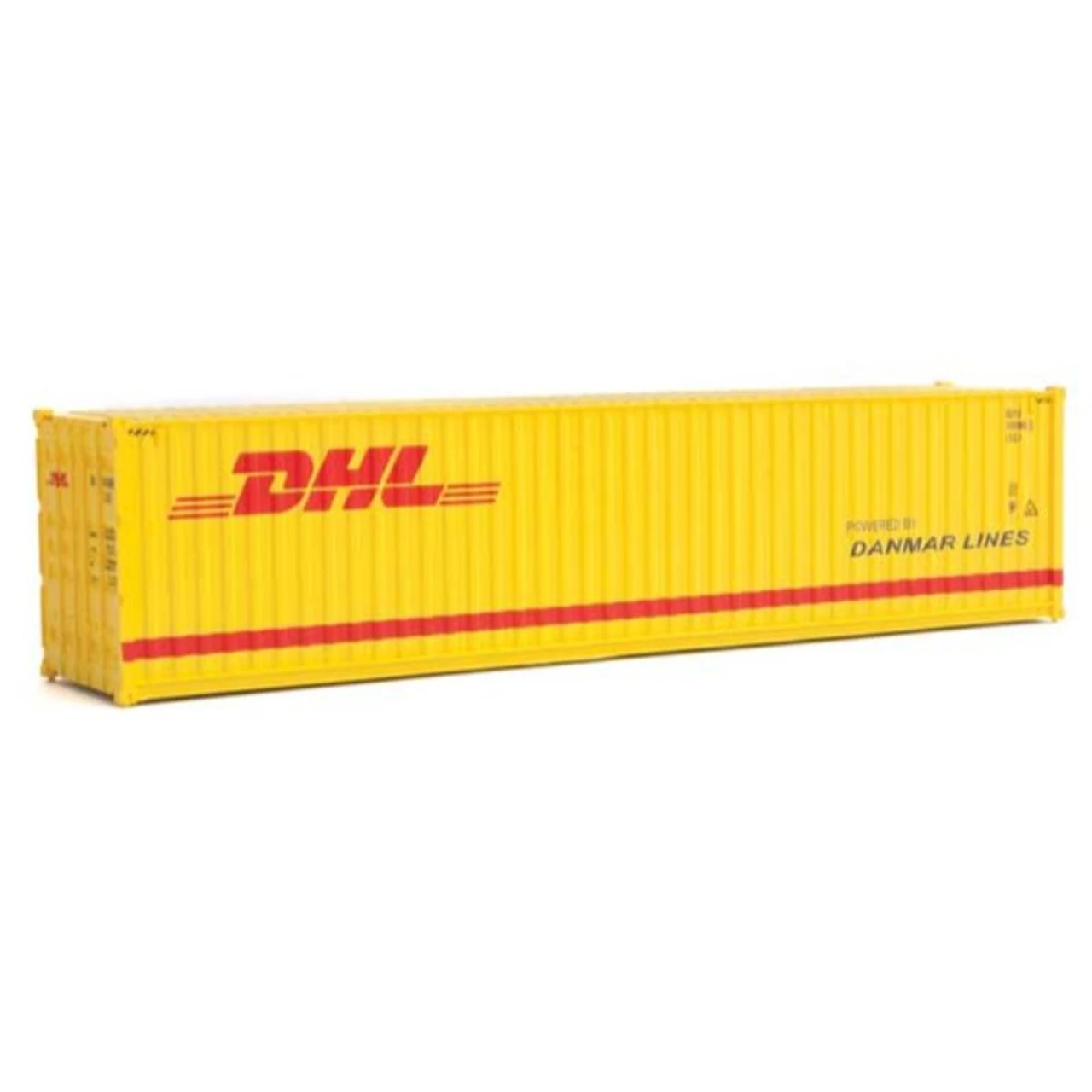 Walthers SceneMaster 949-8267 - 40' Hi Cube Corrugated Side Container DHL - HO Scale