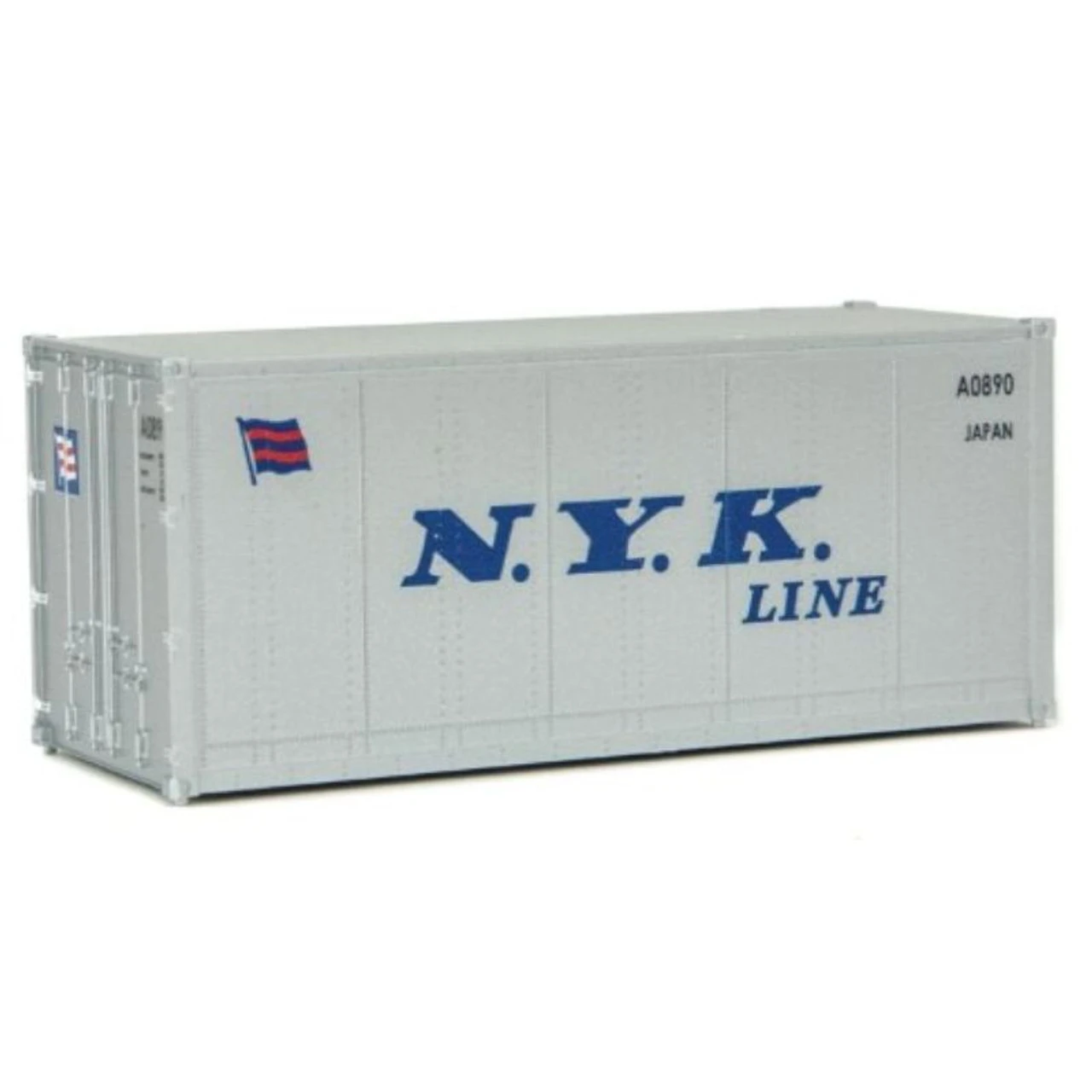 Walthers SceneMaster 949-8655 - 20' Smooth Side Container NYK Lines - HO Scale