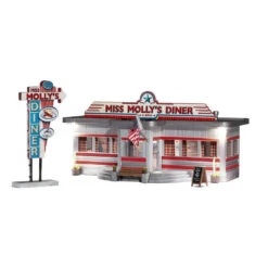 Woodland Scenics 5066 - Miss Molly's Diner - HO Scale